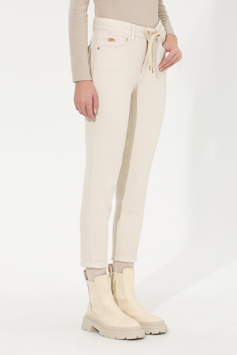 Kadın Bej Jean Pantolon - 50256750003