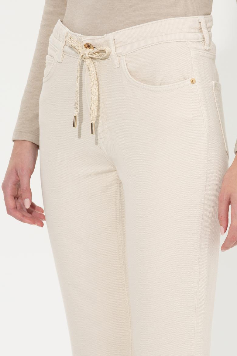 Kadın Bej Jean Pantolon - 50256750003
