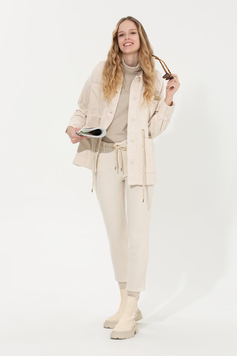 Kadın Bej Jean Pantolon - 50256750003