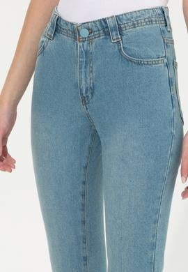 Kadın Yeşil Jean Pantolon - 50257882002