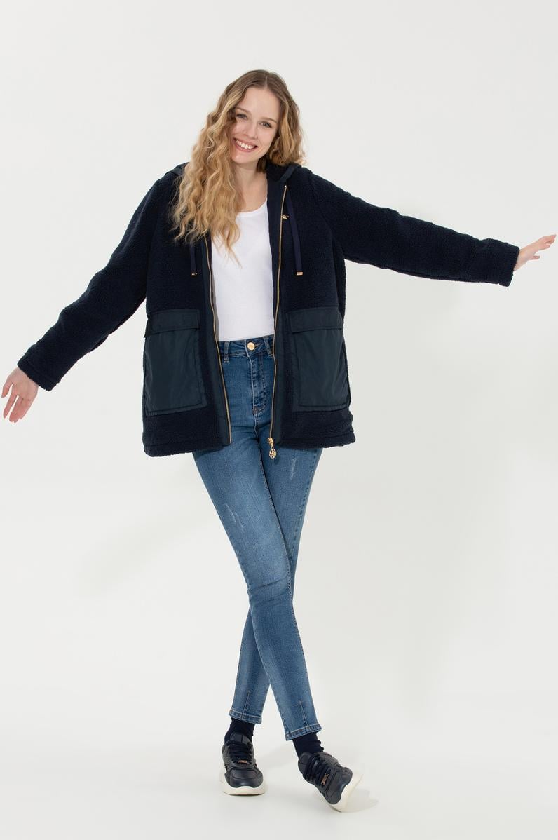 Kadın Mavi Skinny High Waist Fit Jean Pantolon