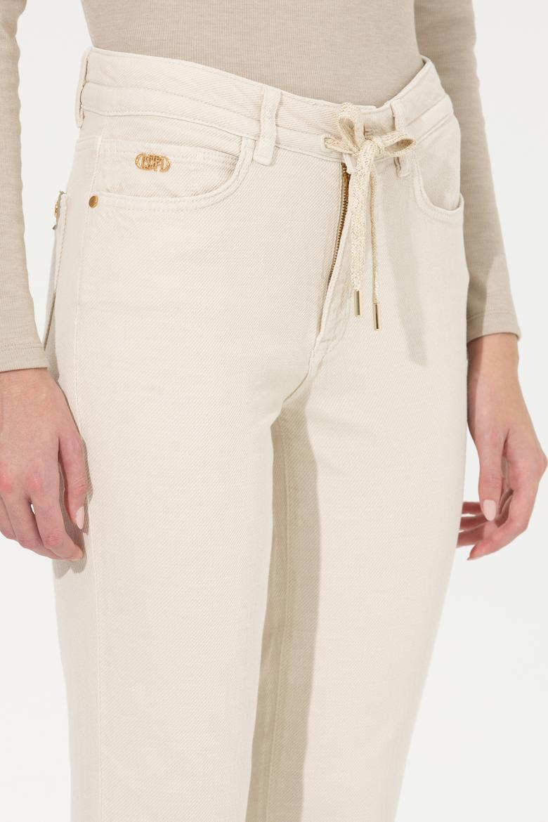 Kadın Bej Jean Pantolon - 50256750003