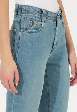 Kadın Yeşil Jean Pantolon - 50257882002