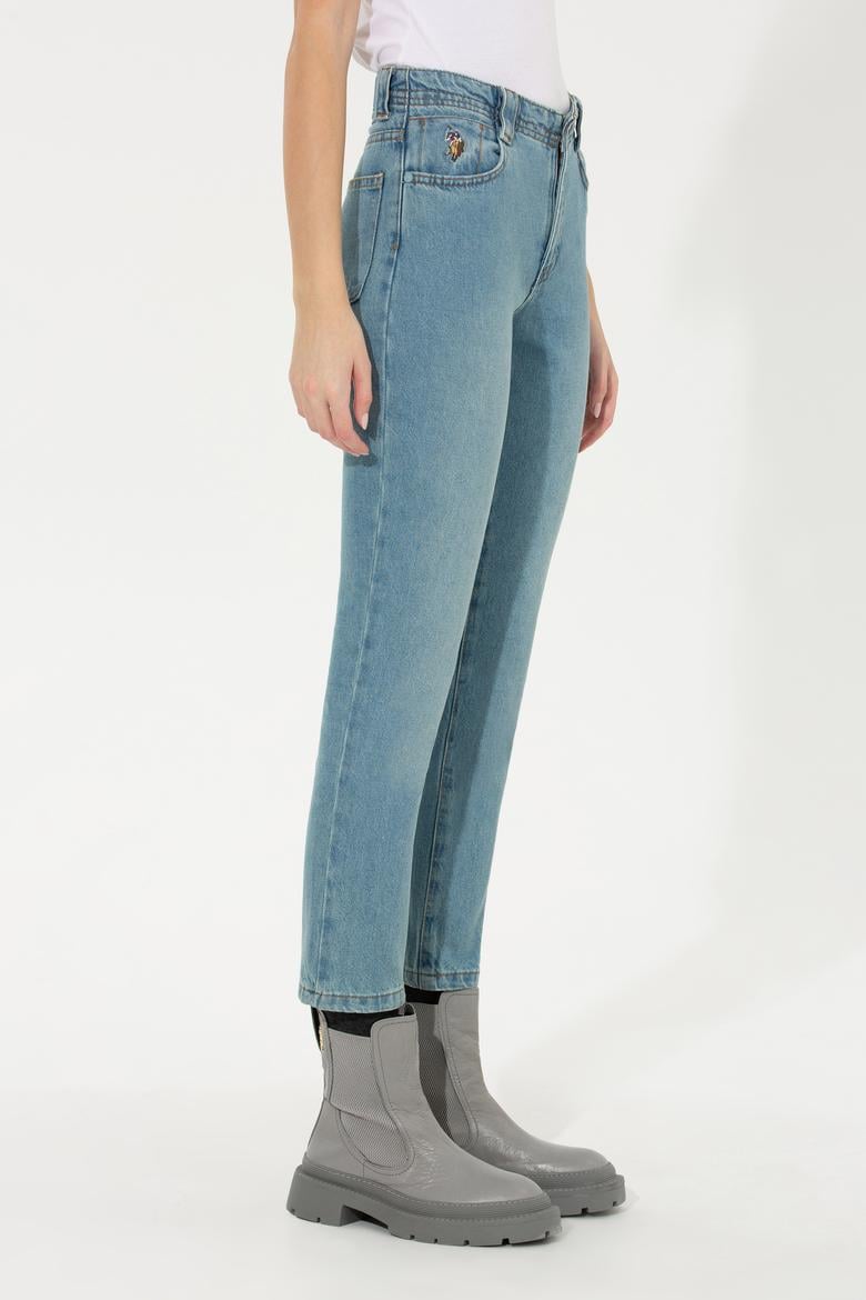 Kadın Yeşil Jean Pantolon - 50257882002