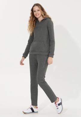 Kadın Antrasit Melanj Eşofman Altı - 50256304059