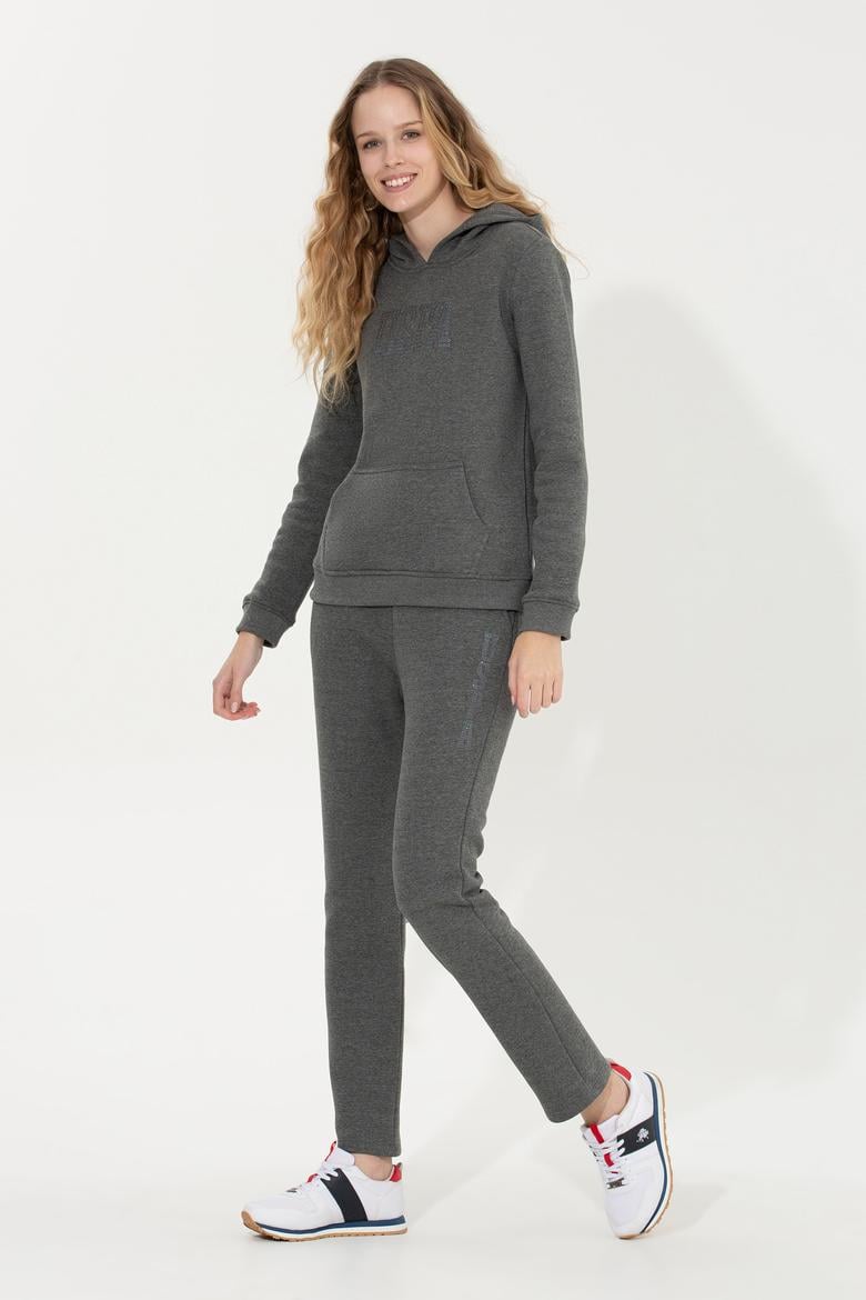 Kadın Antrasit Melanj Eşofman Altı - 50256304059