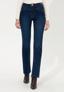 Kadın Mavi Jean Pantolon - 50253505015