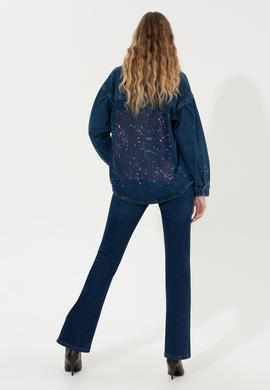 Kadın Mavi Jean Pantolon - 50253505015