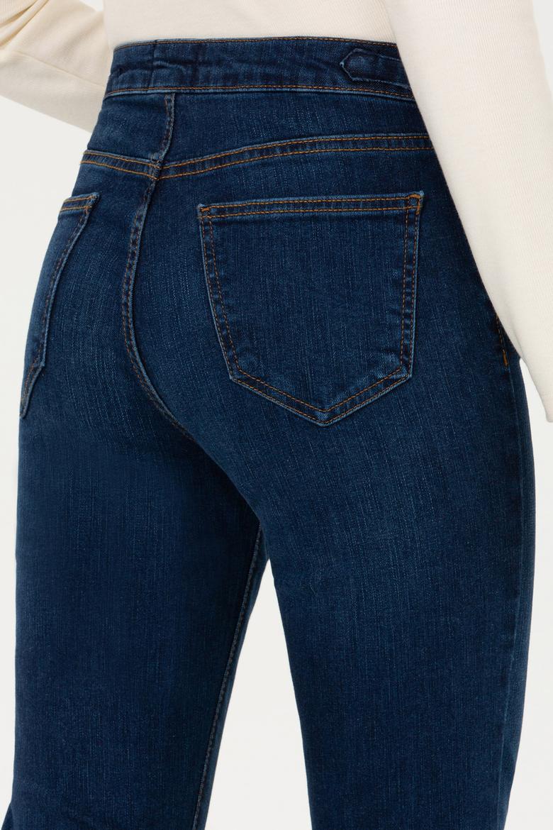 Kadın Mavi Jean Pantolon - 50253505015