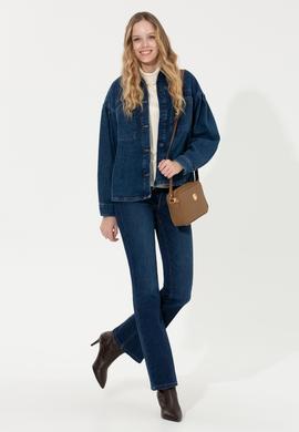 Kadın Mavi Jean Pantolon - 50253505015