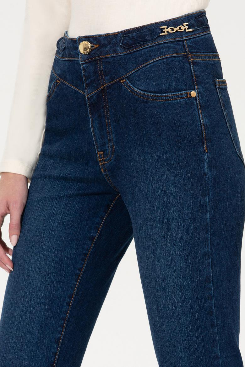 Kadın Mavi Jean Pantolon - 50253505015