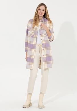 Kadın Lila Dokuma Elbise - 50259304022