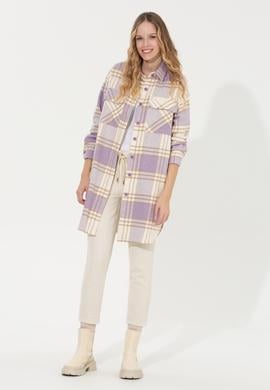 Kadın Lila Dokuma Elbise - 50259304022