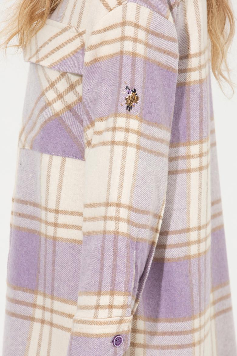 Kadın Lila Dokuma Elbise - 50259304022