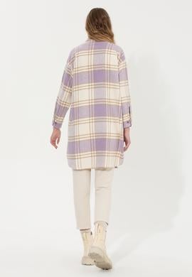 Kadın Lila Dokuma Elbise - 50259304022