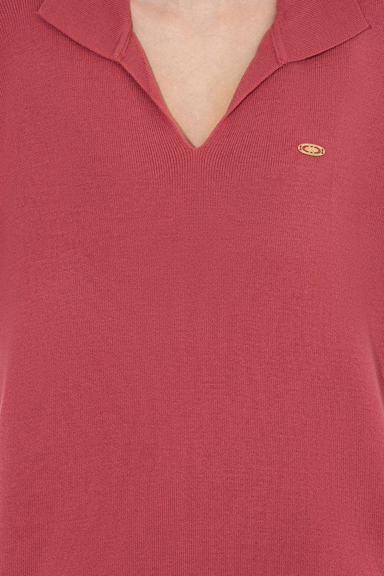 Kadın Pembe Kazak - 50259655013