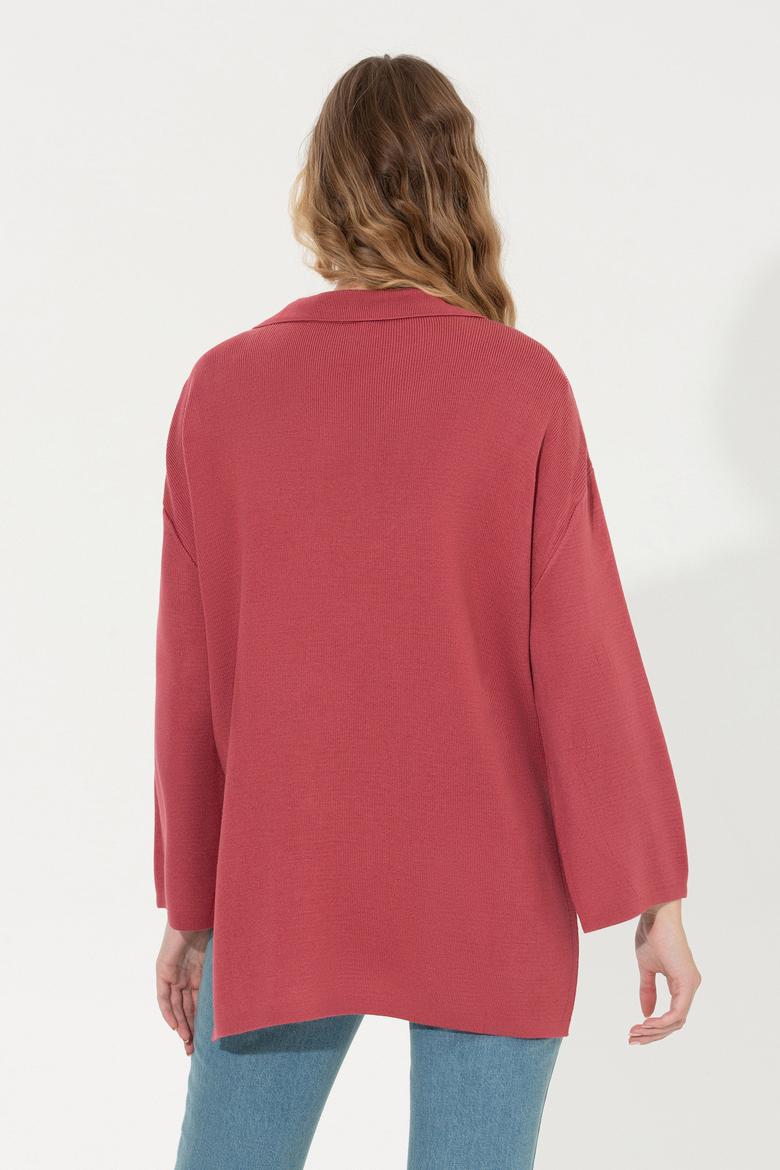 Kadın Pembe Kazak - 50259655013