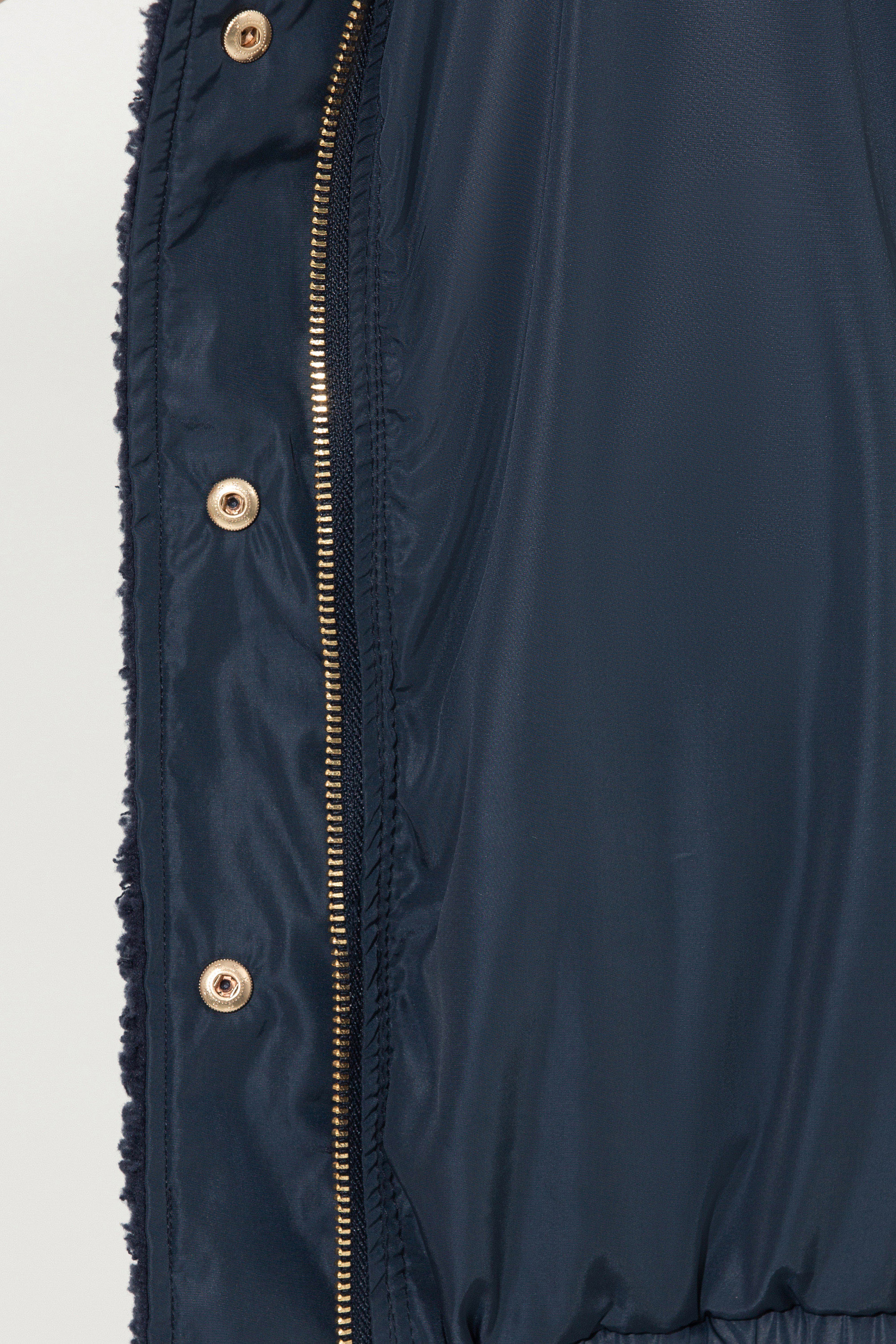 Kadın Lacivert Fermuarlı Sweatshirt - Image 7