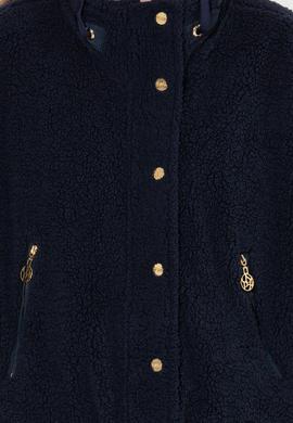 Kadın Lacivert Fermuarlı Sweatshirt - 50255042004