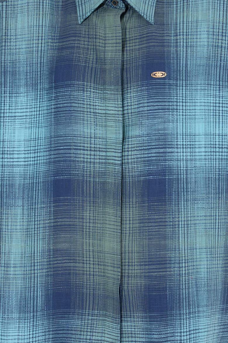 Kadın Yeşil Uzun Kollu Gömlek - 50256989005