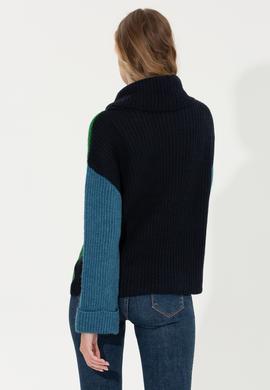 Kadın Yeşil Kazak - 50259105010