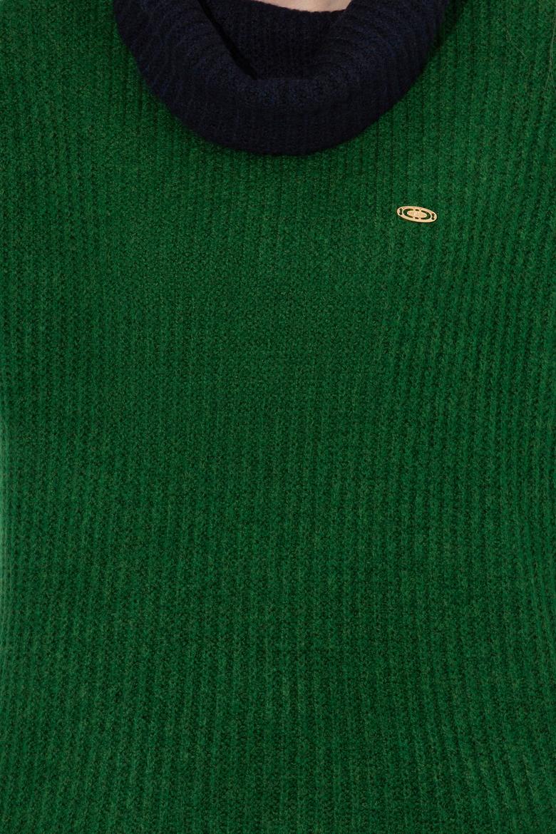 Kadın Yeşil Kazak - 50259105010