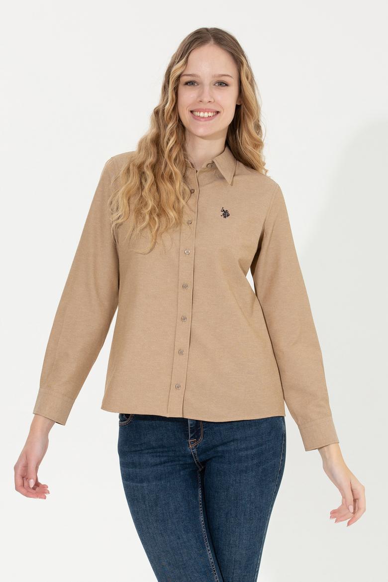 Kadın Coconut Uzun Kollu Basic Gömlek - 50261431075