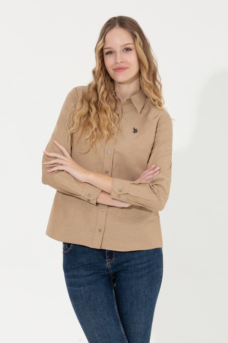 Kadın Coconut Uzun Kollu Basic Gömlek - 50261431075