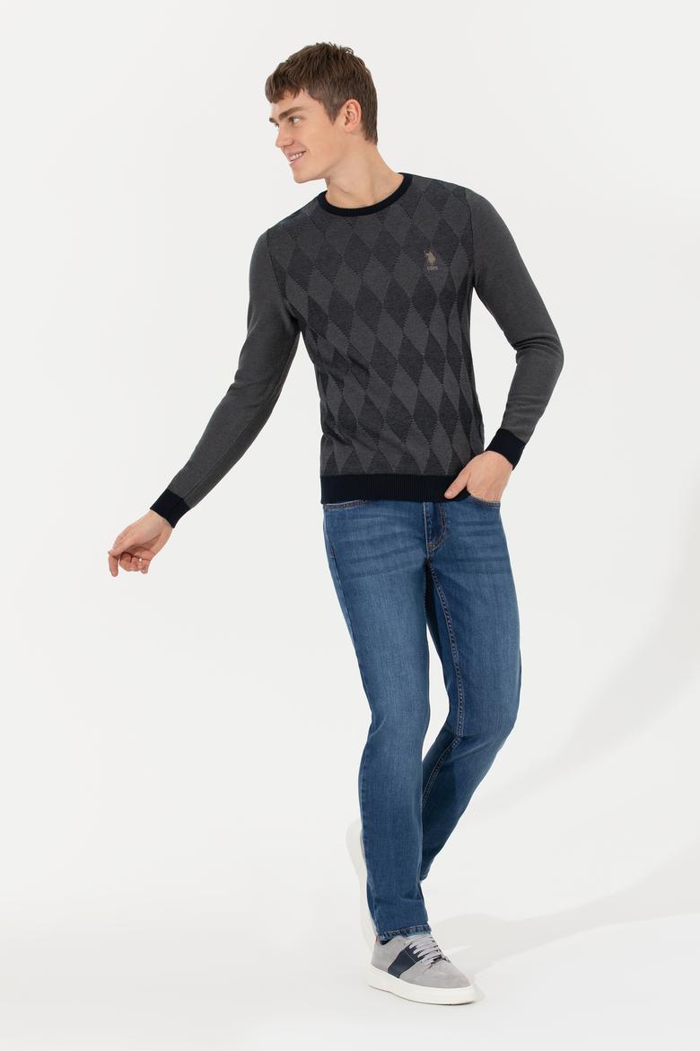 Erkek Lacivert Kazak - 50251884018