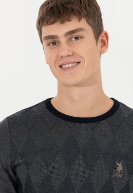 Erkek Lacivert Kazak - 50251884018