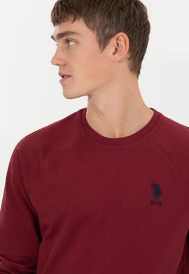 Erkek Vişne Basic Sweatshirt - 50253181043
