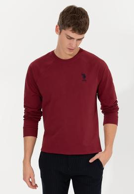 Erkek Vişne Basic Sweatshirt - 50253181043