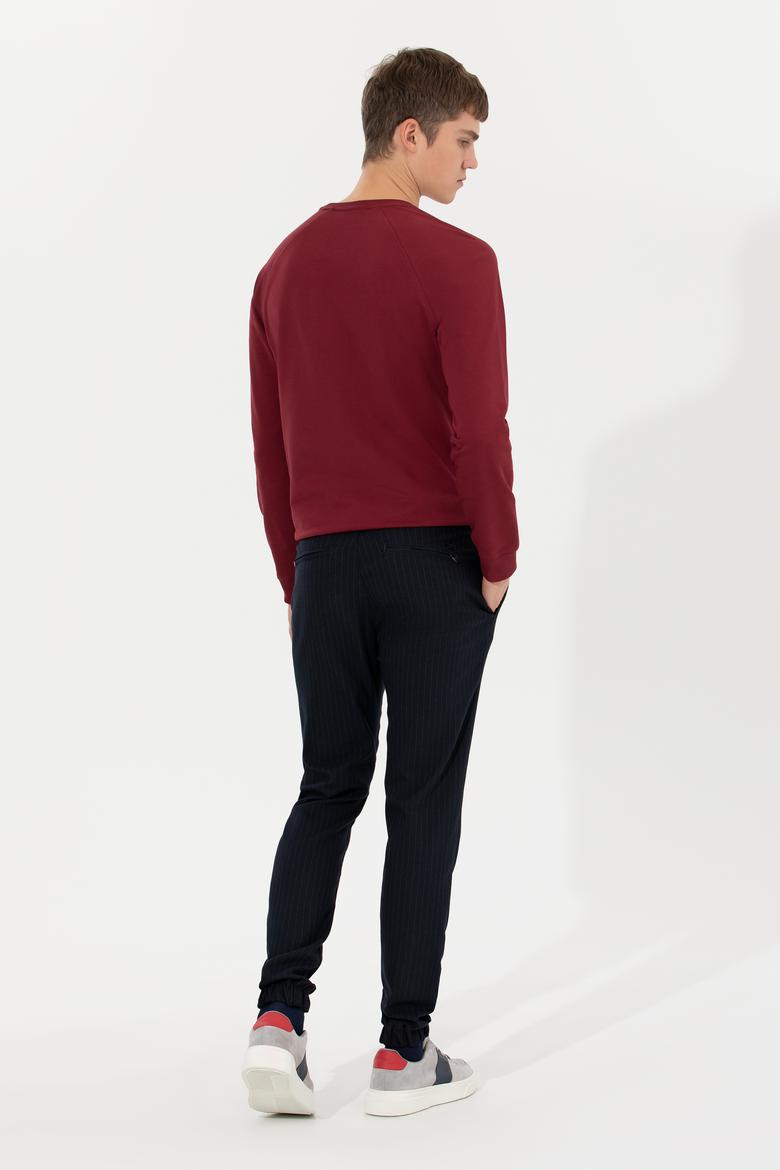 Erkek Lacivert Kanvas Pantolon - 50256594018