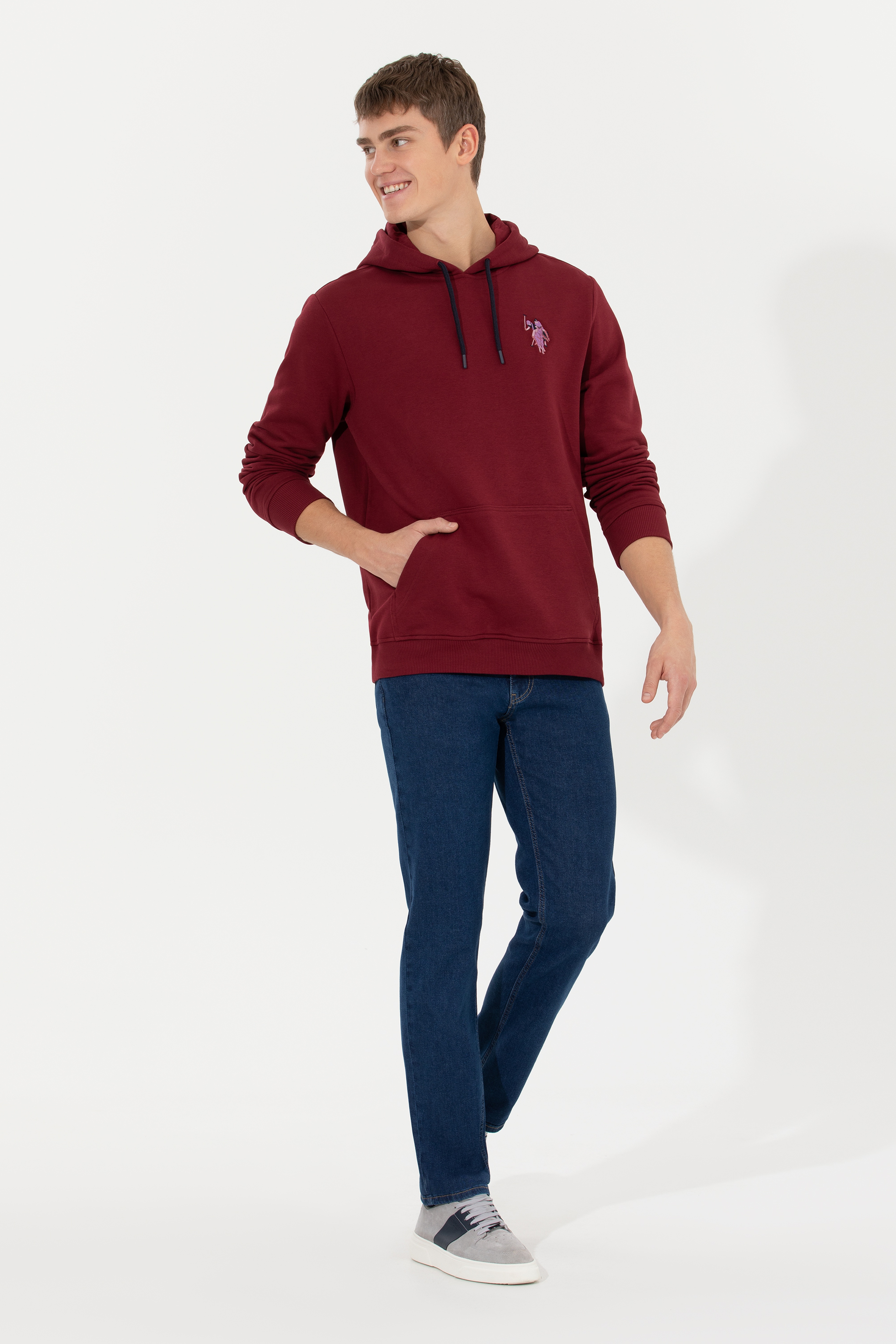 Erkek Vişne Sweatshirt - Image 4
