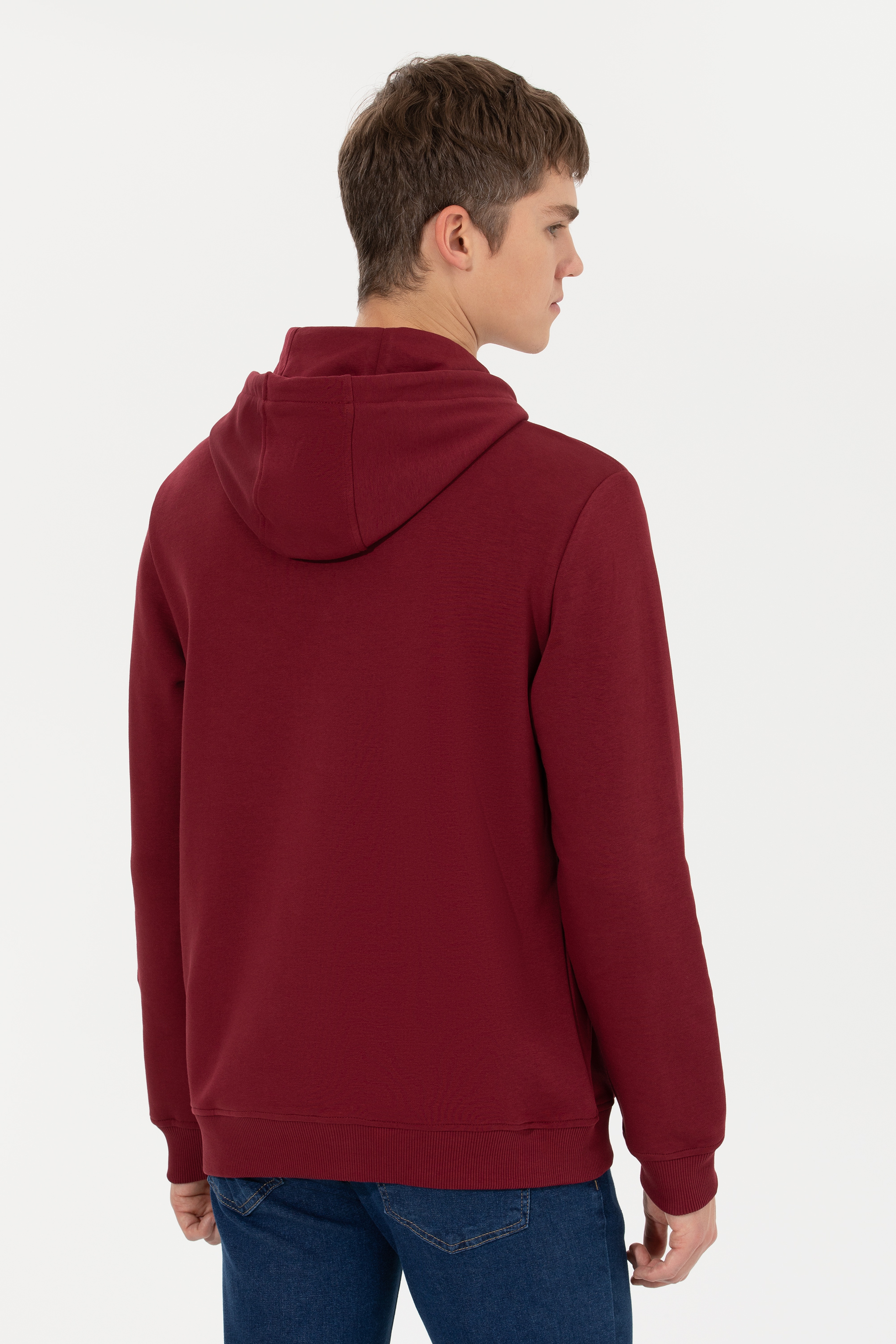 Erkek Vişne Sweatshirt