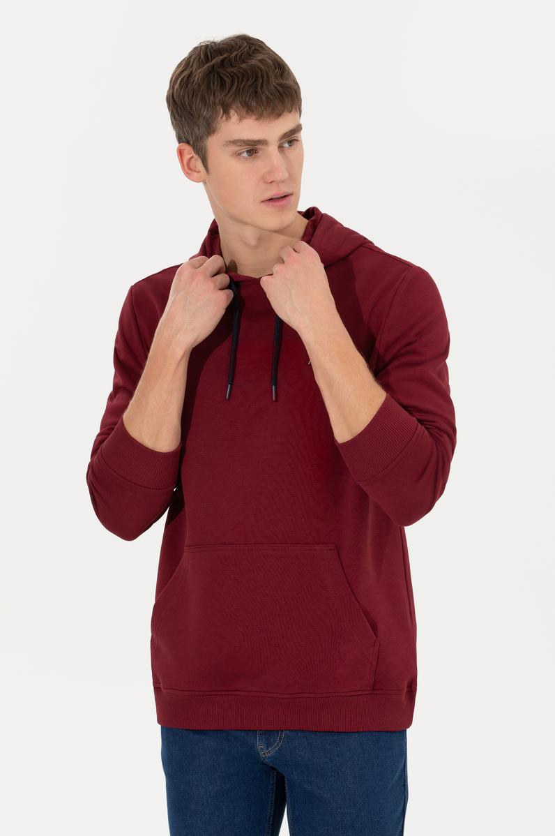 Erkek Vişne Sweatshirt