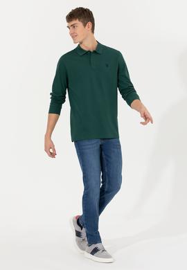 Erkek Yeşil Basic Sweatshirt - 50253121132