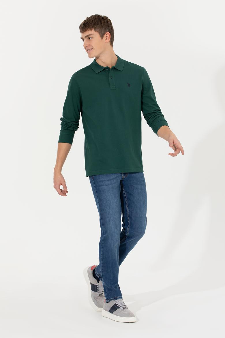 Erkek Yeşil Basic Sweatshirt - 50253121132