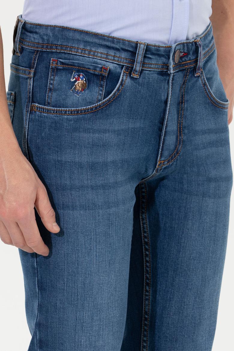 Erkek Koyu Mavi Jean Pantolon - 50253265093