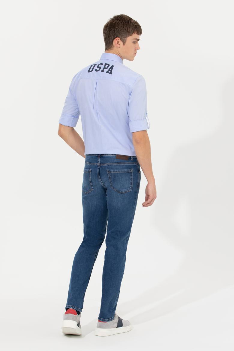 Erkek Koyu Mavi Jean Pantolon - 50253265093