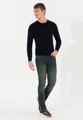 Erkek Yeşil Jean Pantolon - 50253491014