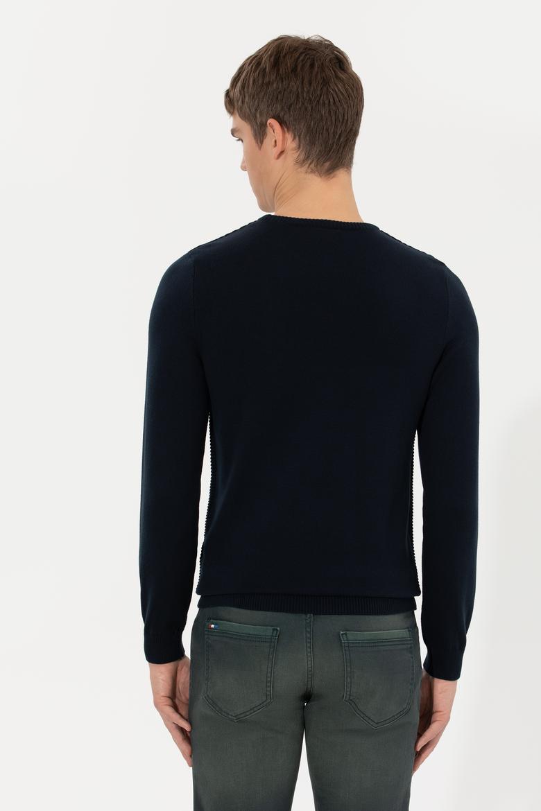 Erkek Lacivert Kazak - 50256256006