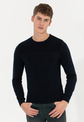 Erkek Lacivert Kazak - 50256256006