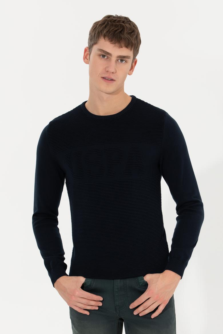 Erkek Lacivert Kazak - 50256256006