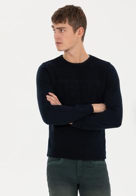 Erkek Lacivert Kazak - 50256256006