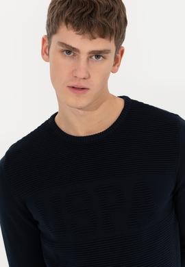 Erkek Lacivert Kazak - 50256256006