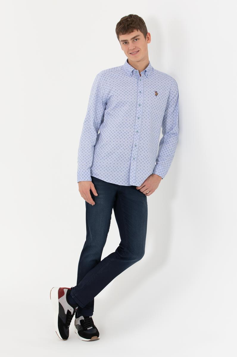 Erkek Lacivert Jean Pantolon