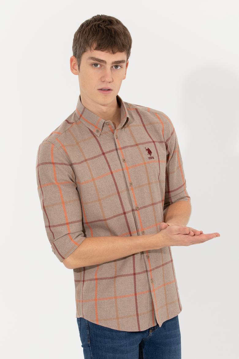 Erkek Taş Uzun Kollu Gömlek - 50254085028