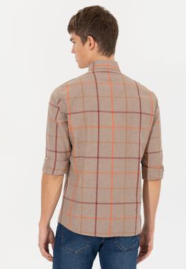 Erkek Taş Uzun Kollu Gömlek - 50254085028