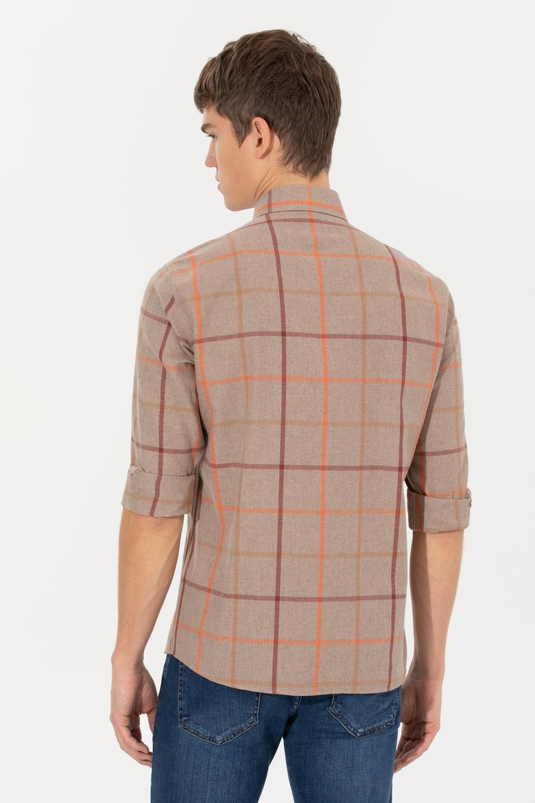 Erkek Taş Uzun Kollu Gömlek - 50254085028